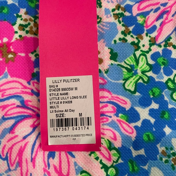 LITTLE‎ LILLY LONG SLEEVE MULTI LIL SOIREE ALL DAY Floral Dress for Kids - Picture 3 of 6